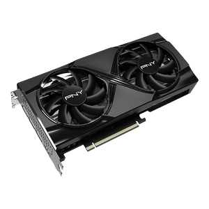 PNY GeForce RTX 5060 Ti 16GB Overclocked Dual Fan Graphics Card | 16GB GDDR7 · 128-bit · 448 GB/s | 2692 MHz Boost · 4608 CUDA Cores | PCIe 5.0 x8 · HDMI 2.1b · 3× DisplayPort 2.1b | Black