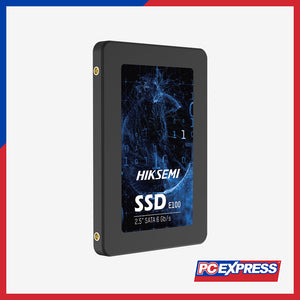 HIKVISION E100 256GB SATA SSD | 2.5-inch · SATA III 6 Gb/s | Up to 550 MB/s Read · 450 MB/s Write | 3D TLC NAND · 120 TBW | 3-Year Warranty