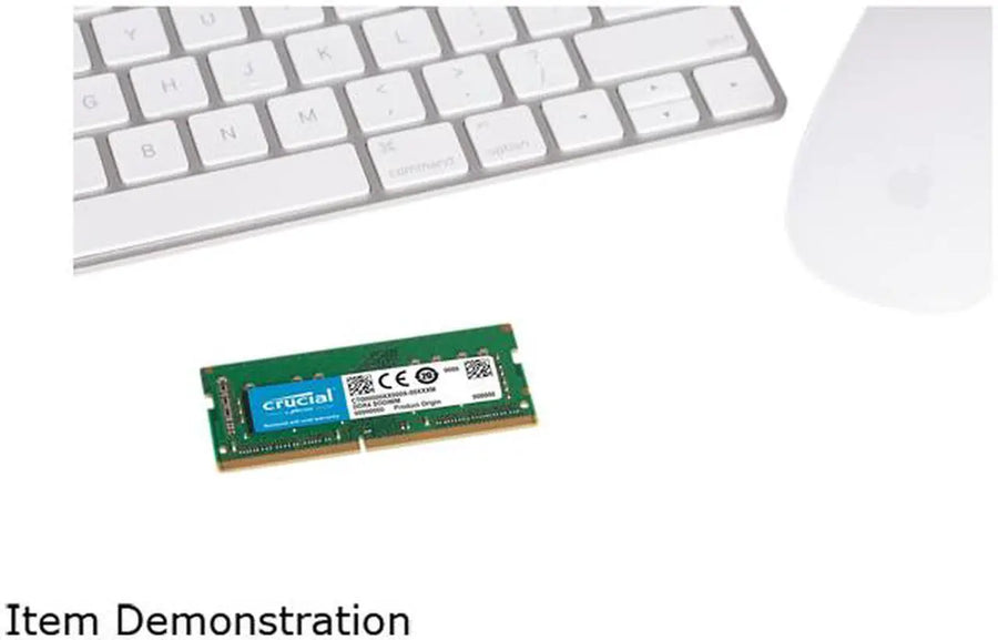 Crucial 32GB Kit (2x16GB) DDR4-3200 SODIMM Laptop Memory CT2K16G4SFRA32A | PC4-25600 | CL22 | 1.2V | 260-Pin Non-ECC Unbuffered | Dual-Channel Matched Pair | Notebook RAM Upgrade | Intel + AMD | Plug & Play