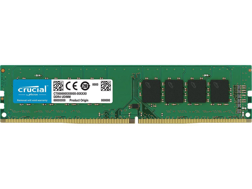 Crucial CT16G4DFRA266 16GB DDR4-2666 Desktop Memory | DDR4 · 16GB (1 x 16GB) | 2666MT/s · PC4-21300 | CL19 · 1.2V | 288-Pin UDIMM · Unbuffered Non-ECC