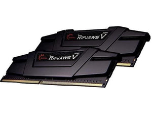 G.Skill Ripjaws V 32GB (2×16GB) DDR4-3600 CL18 | F4-3600C18D-32GVK | Dual-Channel Desktop Memory Kit | CL18-22-22-42 @ 1.35V | Intel XMP 2.0 One-Click Overclock | Aluminium Heat Spreader | 42mm Module Height | Unbuffered Non-ECC 288-Pin DIMM