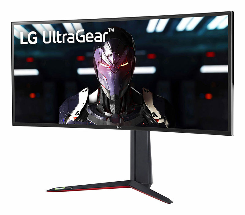 LG UltraGear 34-Inch Curved Gaming Monitor | 144Hz | 1ms GTG | IPS Panel | HDR | G-Sync Compatible | HDMI | ملاحظة: نقطة صغيرة مضيئة ع الشمال