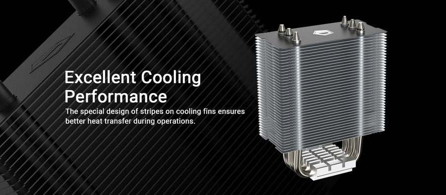 ID-COOLING SE-903-SD V3 CPU Air Cooler | 3 × 6mm Direct-Touch Heatpipes · 130W TDP | 92mm Fan · 2000 RPM · 37.44 CFM · 2
