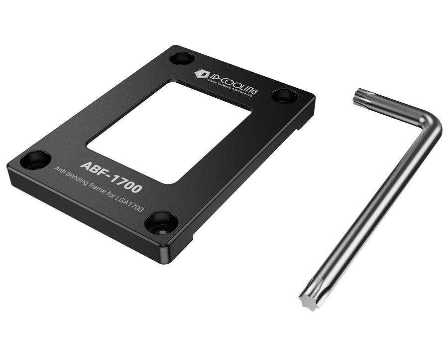 ID-COOLING ABF-1700 Anti-Bending Frame | Intel LGA1700 CPU Contact Frame | Aluminium | 71.7 × 51 × 5.6 mm | Screwdriver 