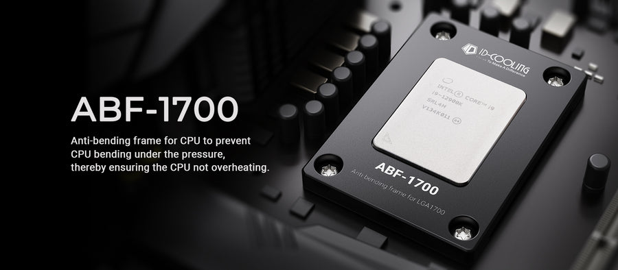 ID-COOLING ABF-1700 Anti-Bending Frame | Intel LGA1700 CPU Contact Frame | Aluminium | 71.7 × 51 × 5.6 mm | Screwdriver 