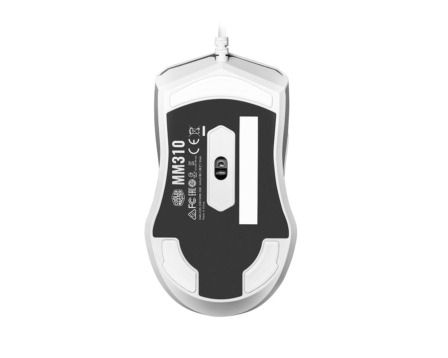 Cooler Master MM310 Wired Gaming Mouse | PixArt 3327 Optical · 12,000 DPI | 6 Buttons · 60M-Click Switches | 50 g · Ultr