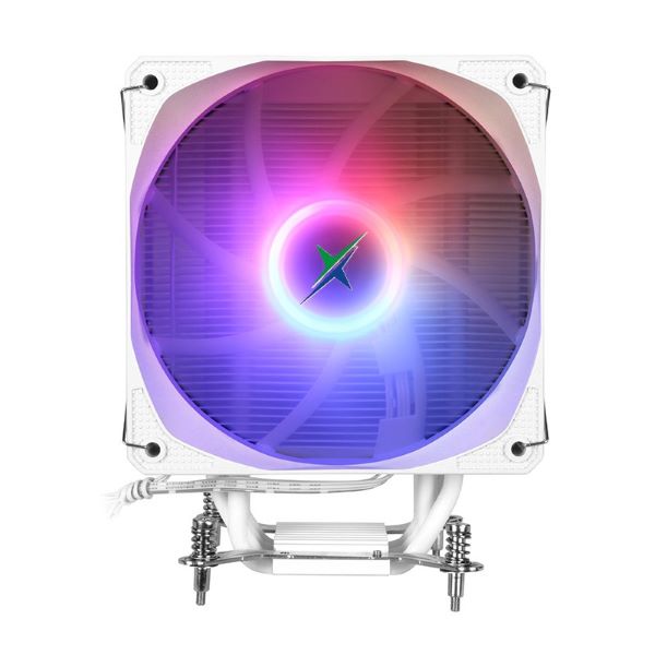 XANDER Whirlwind Pro White WA40528 CPU Air Cooler | 6 Copper Heatpipes | 120 × 120 × 25 mm ARGB PWM Fan | White