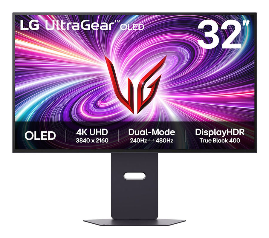 LG Electronics OLED 32GS95UV-W.AEU UltraGear 32-Inch Monitor | 4K UHD 3840x2160 | 0.03ms GTG | OLED Panel | HDR10 | G-Sync Compatible