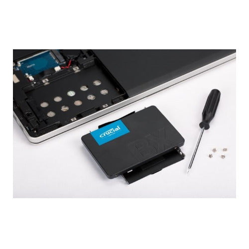 Crucial BX500 1TB Internal SSD | 2.5-inch · 7mm · SATA 6Gb/s | Up to 540 MB/s Read · 500 MB/s Write | Micron 3D NAND · 360TB TBW | Blue