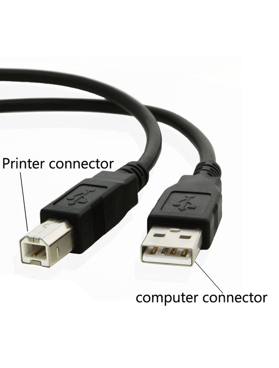 2B DC017 USB Printer Cable | USB Type-A to USB Type-B · Male to Male | 3 m | Black