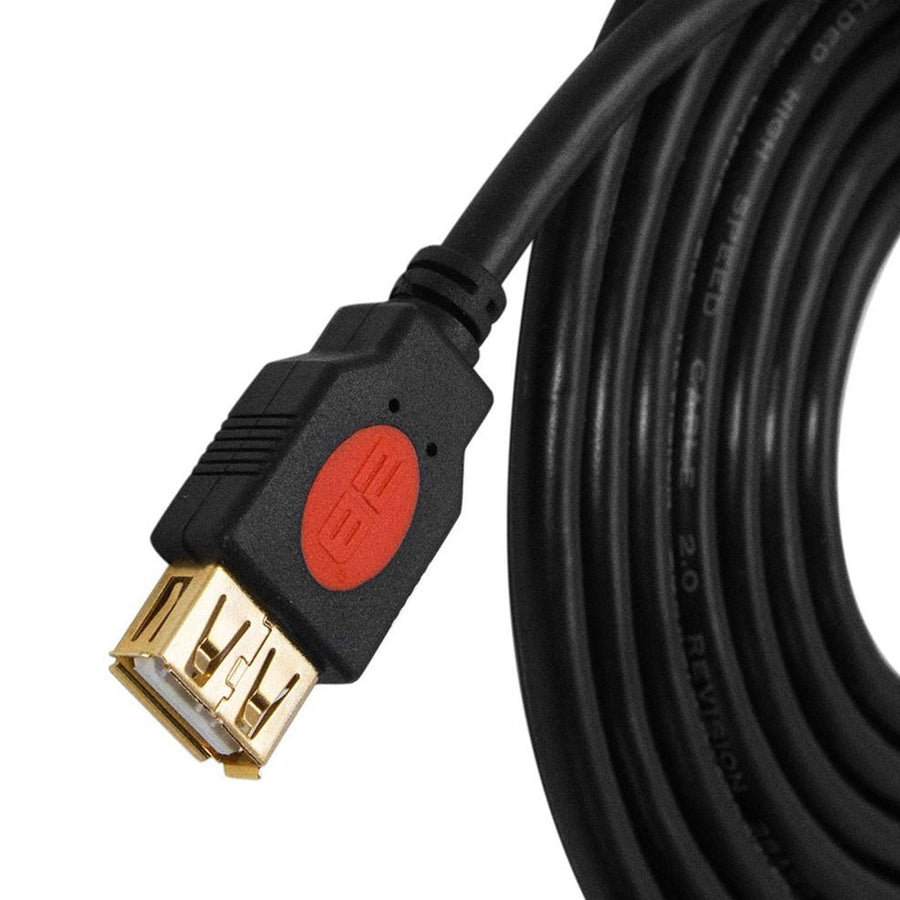 2B DC005 USB 2.0 Extension Cable | USB-A Male to USB-A Female | 5 m | 480 Mbps | Gold-Plated Connectors | Round Cable | 