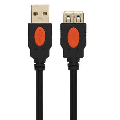 2B DC005 USB 2.0 Extension Cable | USB-A Male to USB-A Female | 5 m | 480 Mbps | Gold-Plated Connectors | Round Cable |