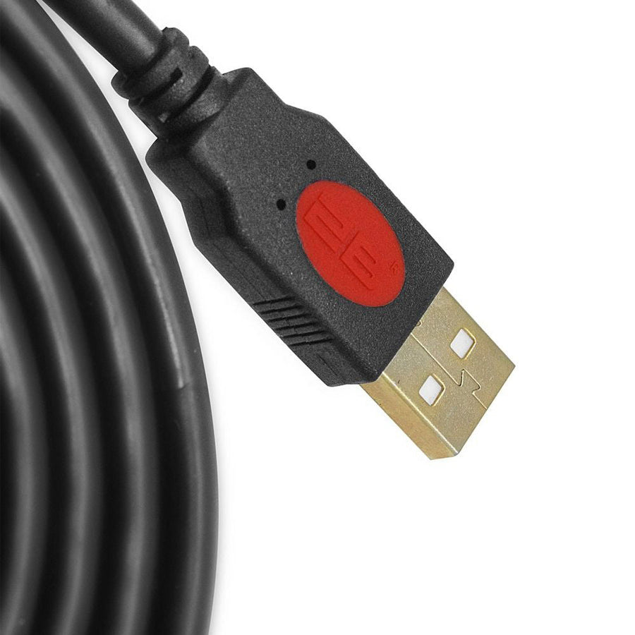 2B DC005 USB 2.0 Extension Cable | USB-A Male to USB-A Female | 5 m | 480 Mbps | Gold-Plated Connectors | Round Cable | 
