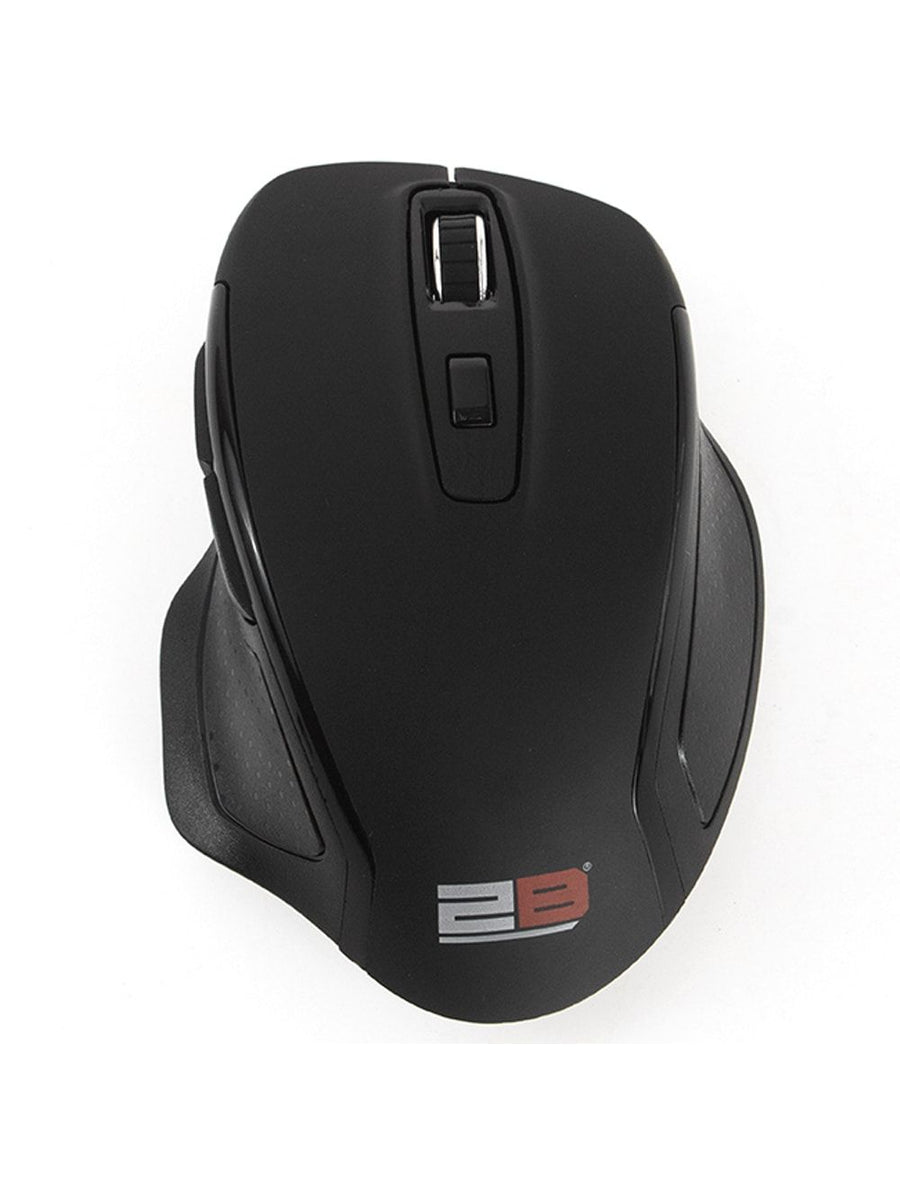 2B MO306 Wireless Optical Mouse | 2.4GHz Wireless · USB Receiver | 1000 DPI | 10m Range | Black