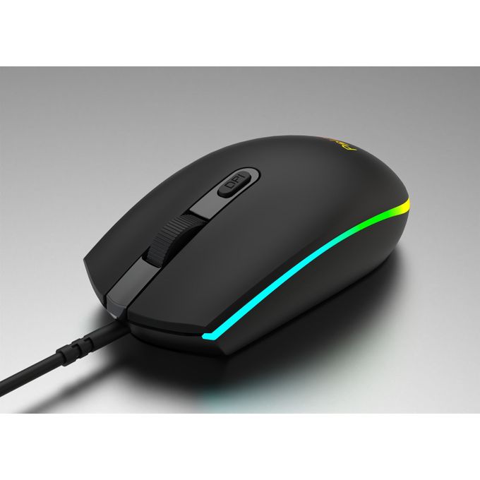 Point PT-36 Gaming Mouse | 4D · LED Lighting | Wired USB | Ambidextrous | Black