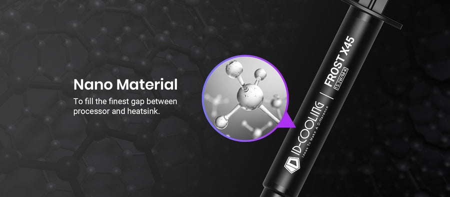 ID-COOLING FROST X45 Thermal Paste | 15.2 W/m·K · 4 g | Thermal Resistance 0.03 °C·cm²/W | Viscosity 140 Pa·s · Density 