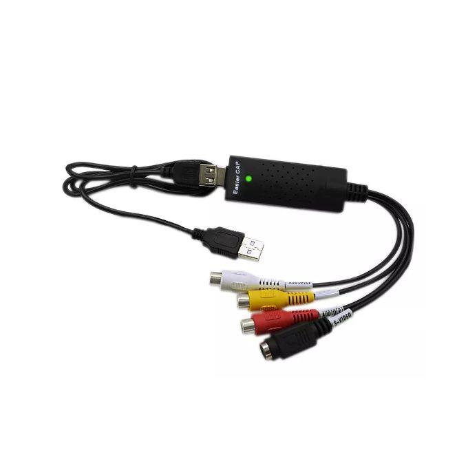 Point Easy Cap Video Capture Adapter | USB 2.0 · Bus Powered | 1080p Capture | Audio Out | Bundled Ulead Video Studio So
