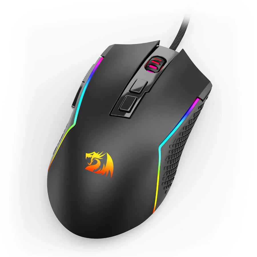 Redragon M613-RGB Trident Lite Gaming Mouse | 8000 DPI · 5 Levels | 7 Programmable Buttons | RGB Backlight · 8 Patterns 