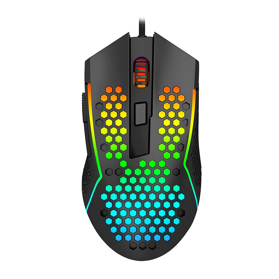 Redragon M987-K Reaping Lightweight Gaming Mouse | 12400 DPI | 30G | 6 Programmable Buttons | Up to 1000 Hz | 55 g Honey