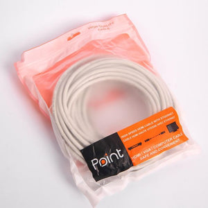 Point Cat6 Network Cable 40 m | Cat 6 UTP · Unshielded | RJ45 to RJ45 | 10/100/1000 Mbps Gigabit Ethernet | PVC Jacket | White