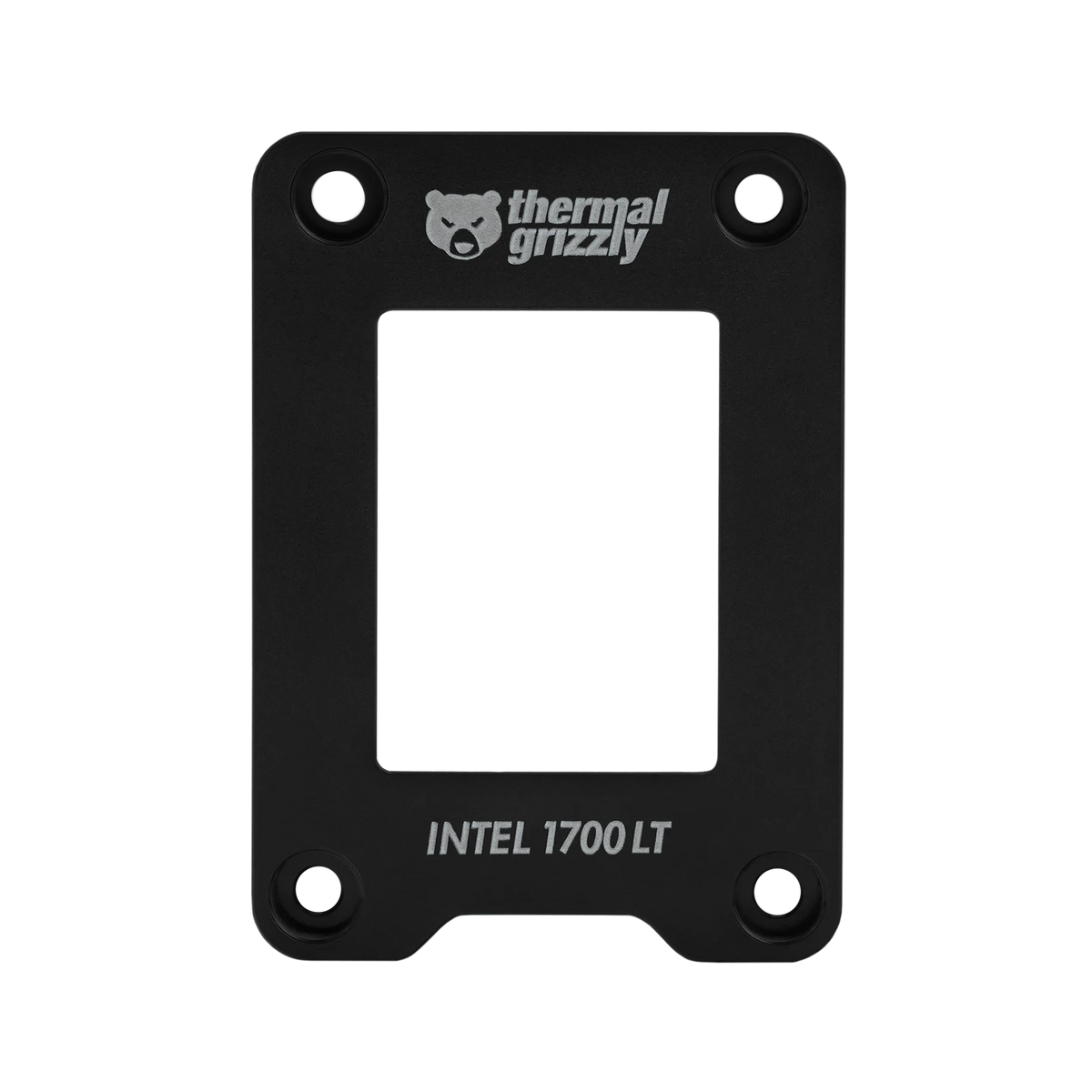 Thermal Grizzly CPU Contact Frame Intel 1700 LT | LGA1700 · 12th · 13th · 14th Gen | 15% Glass-Fibre Reinforced ABS | 71 × 51 × 6 mm · 8 g | Black