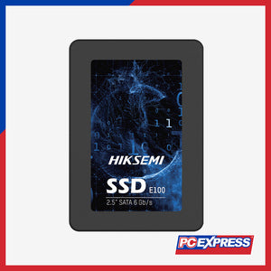 HIKVISION E100 256GB SATA SSD | 2.5-inch · SATA III 6 Gb/s | Up to 550 MB/s Read · 450 MB/s Write | 3D TLC NAND · 120 TBW | 3-Year Warranty