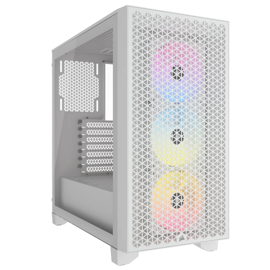 Corsair 3000D RGB White Gaming Desktop PC