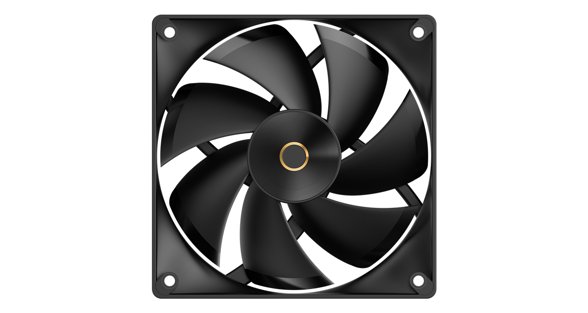 Ocypus Delta F12 BK 3-in-1 Case Fan | 120mm · 3-Pack | PWM 500-2000 RPM · 73 CFM | 4.3 mmH2O · ≤29 dBA · Hydraulic Bearing | Black