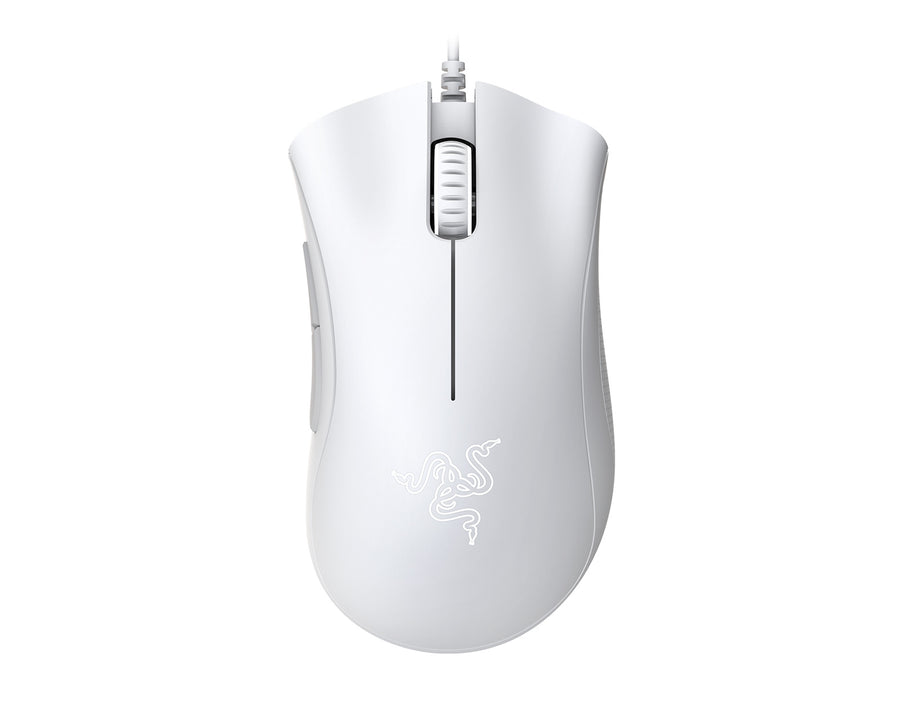 Razer DeathAdder Essential White Edition Gaming Mouse | True 6400 DPI Optical · 220 IPS · 30G | 5 Programmable Buttons |
