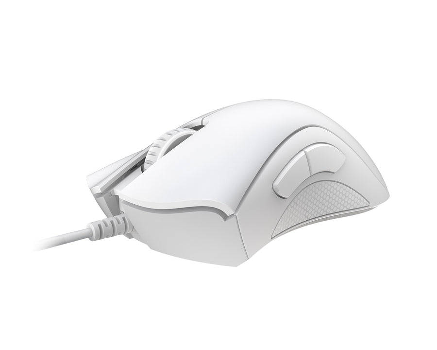 Razer DeathAdder Essential White Edition Gaming Mouse | True 6400 DPI Optical · 220 IPS · 30G | 5 Programmable Buttons |