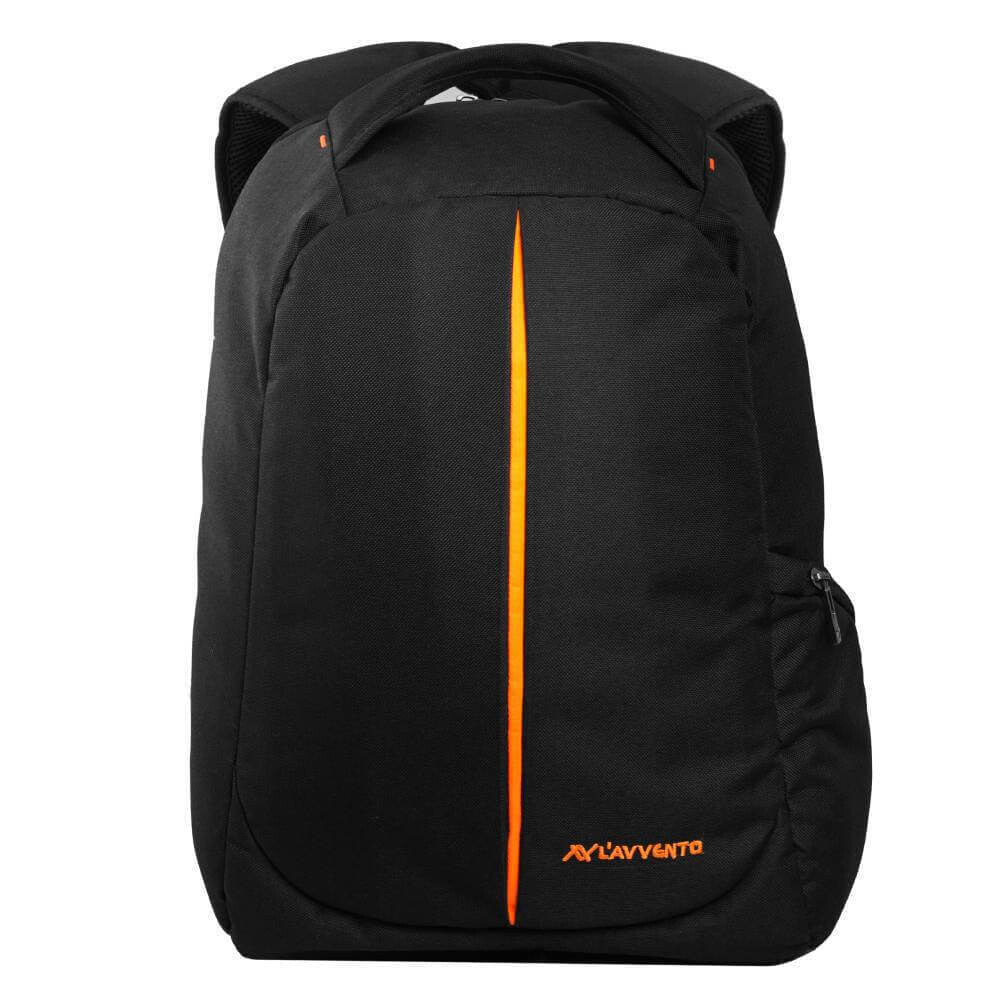 L'AVVENTO BG04B Discovery Anti-Theft Laptop Backpack | Fits laptops up to 15.6″ | Nylon · Padded laptop & tablet compartments | Hidden anti-theft rear pocket | Black