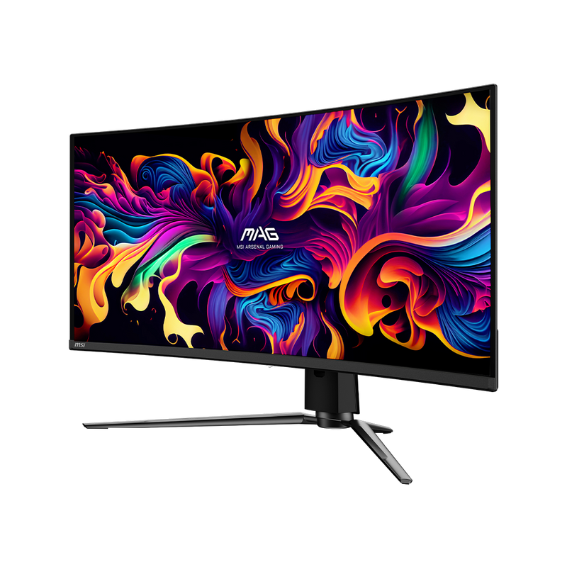 MSI MAG 341CQP QD-OLED Curved Gaming Monitor UWQHD 34 Zoll 1800R Quantum Dot OLED 3440x1440 175Hz / 0,03ms, 99% DCI-P3, E2, DisplayHDR True Black...
