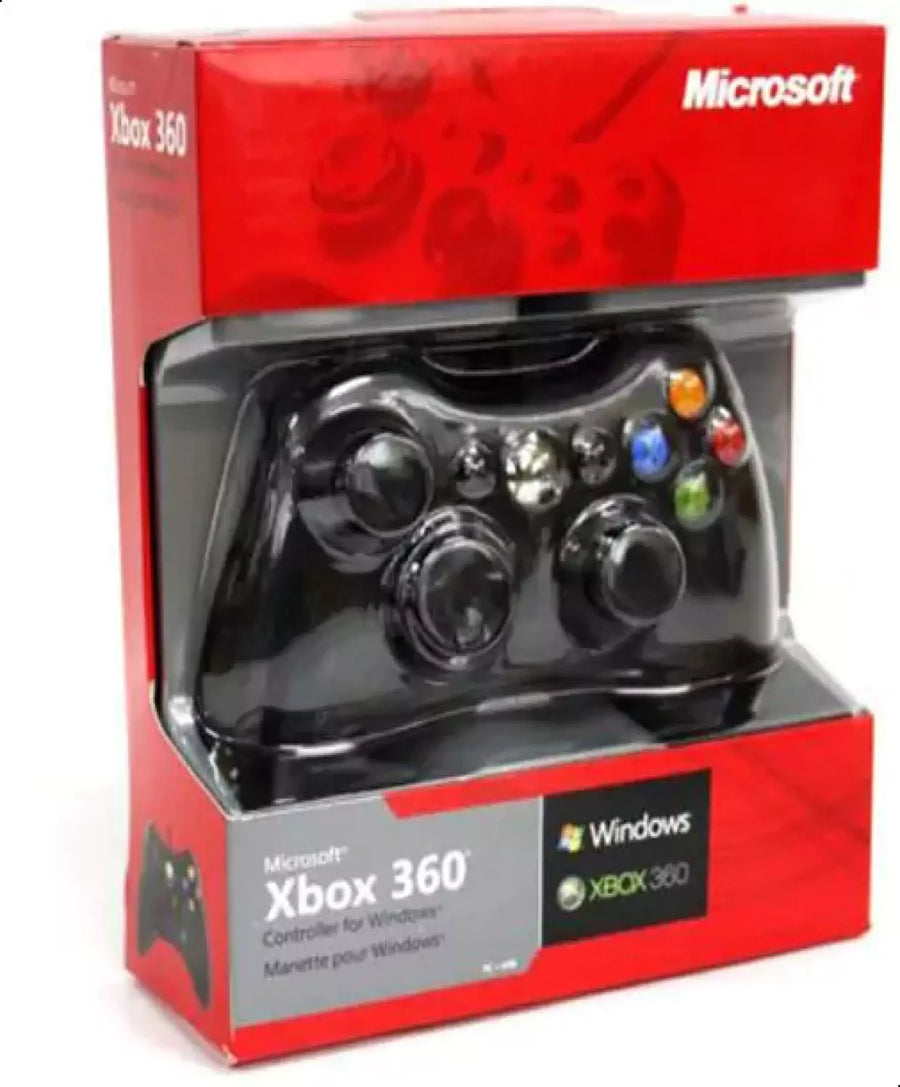 Microsoft Xbox 360 Wired Controller | USB Wired · 2.7 m Cable | Dual Analog Sticks · D-Pad · Analog Triggers | 2.5 mm He