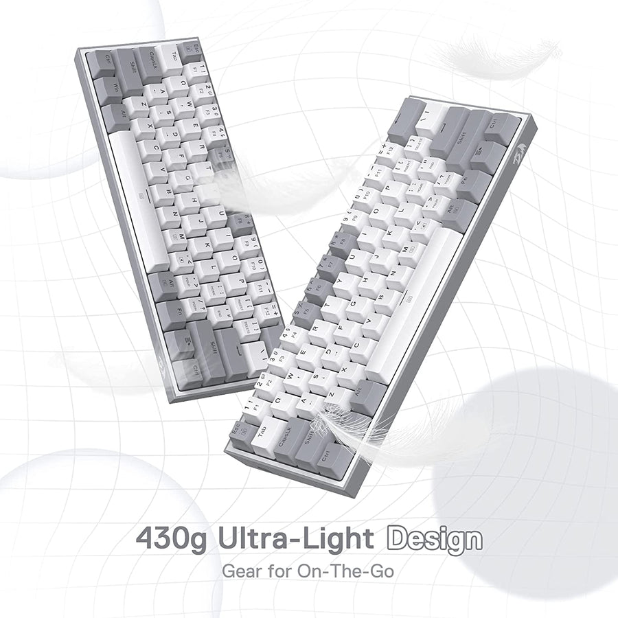 Redragon K617 Fizz - White / Red