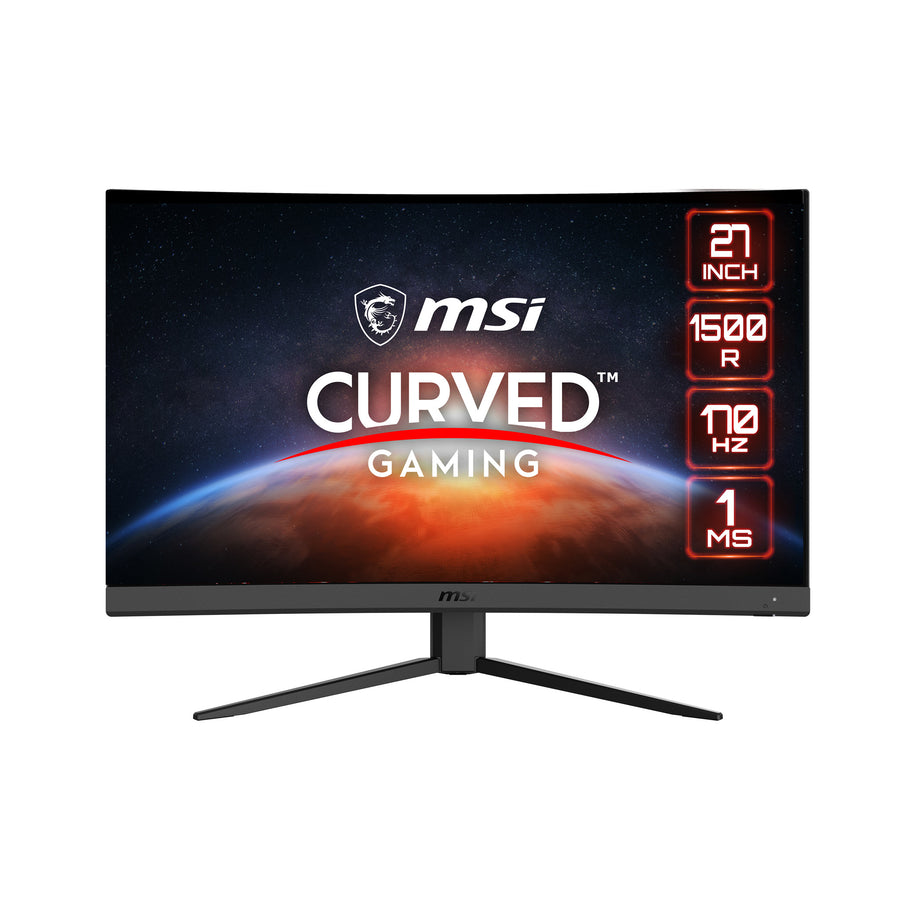 MSI Optix G27CQ4 E2 27-Inch Curved Gaming Monitor | QHD 2560x1440 | 170Hz | 1ms | VA Panel 1500R | FreeSync Premium | HDMI + DisplayPort