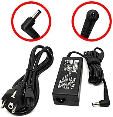 Toshiba 65W Laptop AC Adapter | 19V · 3.42A · 65W | 5.5 × 2.5 mm DC Tip | 100-240V Auto-Voltage Input | Black