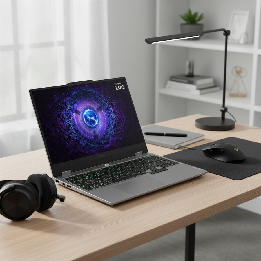Lenovo LOQ 15IRX9 Gaming Laptop | Intel Core i5-13450HX · 10 cores · 16 threads · up to 4.6GHz | NVIDIA GeForce RTX 3050