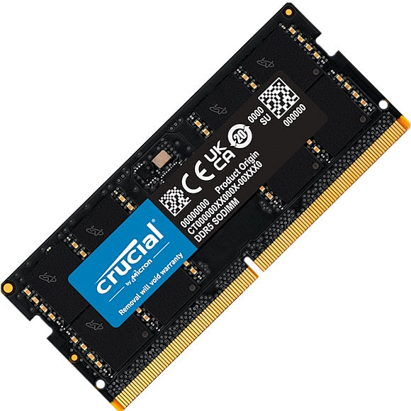 Crucial CT16G56C46S5 16GB DDR5 Laptop Memory | DDR5-5600 MT/s · PC5-44800 | CL46 · 46-45-45 · 1.1V | 262-Pin SO-DIMM · 1