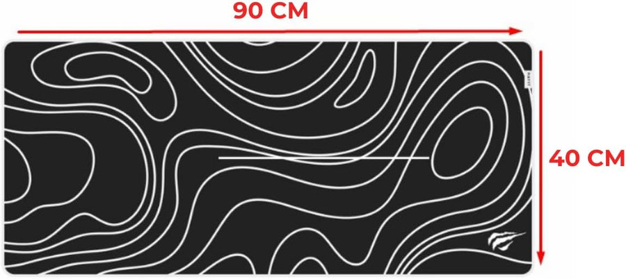 HAVIT Gamenote MP867 Extended Gaming Mouse Pad | 900 x 400 x 4 mm Desk Mat | Multispandex Surface with Rubber Base | 900g