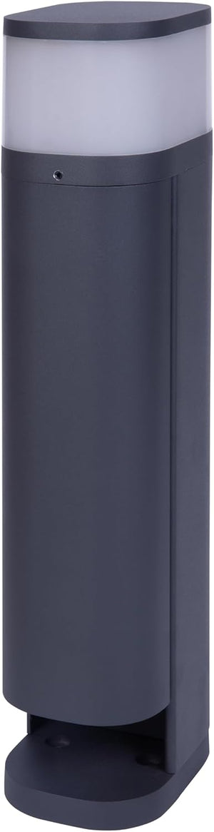 BOLD 19646 Volo Outdoor Socket Column — IP44, 2x Schuko, Twilight Sensor