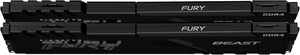 Kingston FURY Beast DDR4 32GB Kit (2x16GB) Black | 3200MHz CL16-18-18 | Intel XMP 2.0 | AMD Ryzen Compatible | Plug-N-Play 2666MHz | Low-Profile Aluminum Heat Spreader | Tight Latency | Intel + AMD Desktop Compatibility