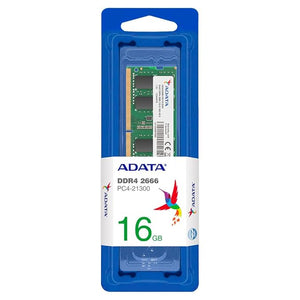ADATA Premier AD4S266616G19-RGN 16GB DDR4 Laptop Memory | DDR4-2666 MT/s · PC4-21300 | CL19 · 1.2V | 260-Pin SO-DIMM · Non-ECC Unbuffered | Limited Lifetime Warranty