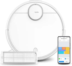Xiaomi Robot Vacuum S12 2-in-1 Robot Vacuum and Mop, 4000Pa Suction, LDS Laser (LiDAR) Navigation, Up to 130 min Runtime, 300ml Dustbin, 170ml Water Tank, Wi-Fi 2.4GHz Only, Xiaomi Home App Control