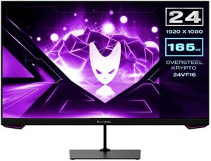 Oversteel 24-Inch Gaming Monitor | Full HD 1920x1080 | 165Hz | 1ms | VA Panel | HDMI | Black