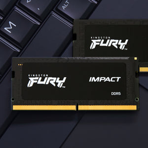 Kingston Fury Impact 32GB (2x16GB) DDR5 5600MHz SODIMM Laptop Memory