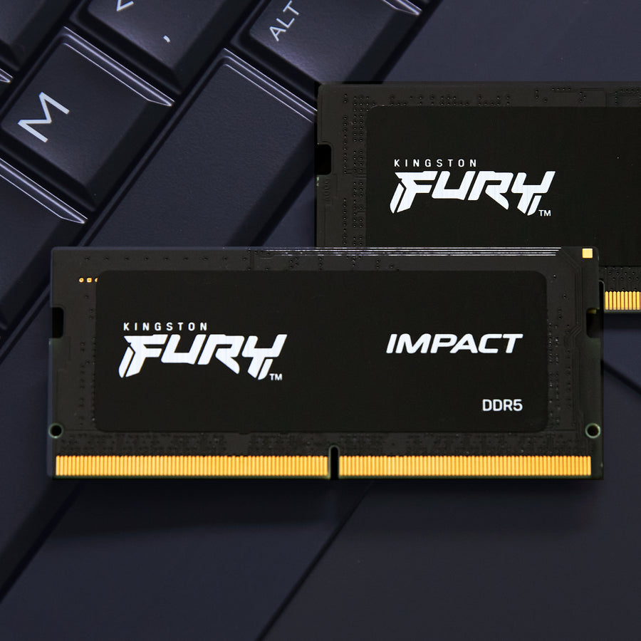 Kingston Fury Impact 32GB (2x16GB) DDR5 5600MHz SODIMM Laptop Memory