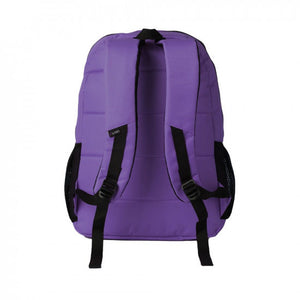 E-train BG53U Laptop Backpack | Fits Laptops up to 15.6-inch | Nylon · Padded Laptop Compartment with Anti-Slip Straps | 3 Extra Pockets · Pen and Mouse Holders | Purple