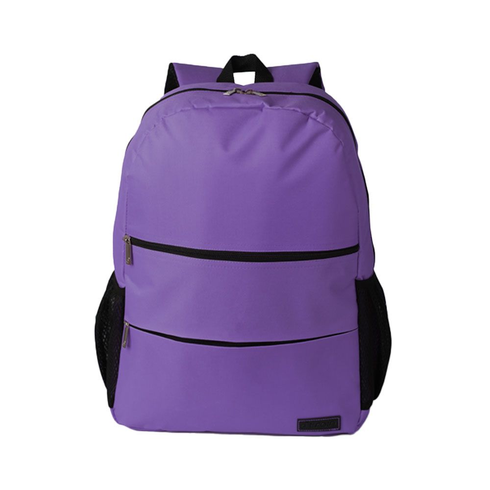 E-train BG53U Laptop Backpack | Fits Laptops up to 15.6-inch | Nylon · Padded Laptop Compartment with Anti-Slip Straps | 3 Extra Pockets · Pen and Mouse Holders | Purple