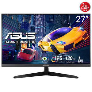 ASUS Moniteur VY279HGR Eye Care 27-Inch Gaming Monitor | Full HD 1920x1080 | 120Hz | 1ms | IPS Panel | Adaptive-Sync | ملاحظة: خربوش صغير يمين فوق