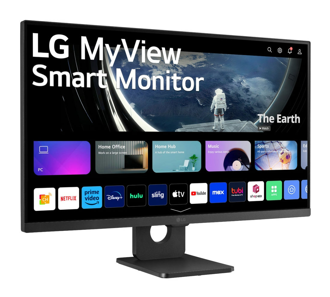 LG MyView 27SR50F-B 27-Inch Smart Monitor | Full HD 1920x1080 | IPS Panel